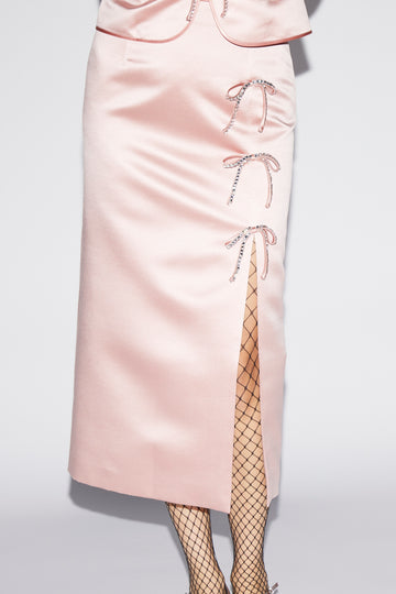 THERESA SKIRT PALE PINK DUCHESSE