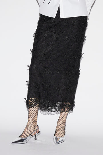 OAKLEY SKIRT BLACK LACE