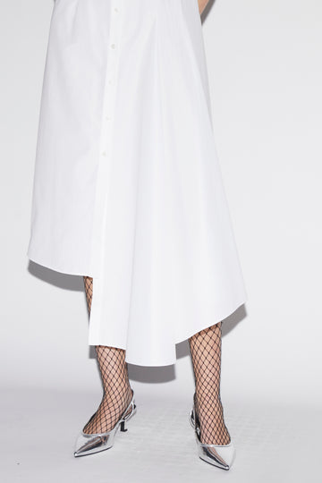 DAGMAR DRESS WHITE COTTON