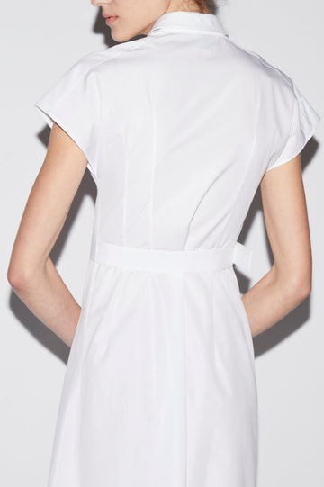 DAGMAR DRESS WHITE COTTON