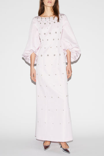 SALMA GOWN ROSE EMBELLISHED FAILLE