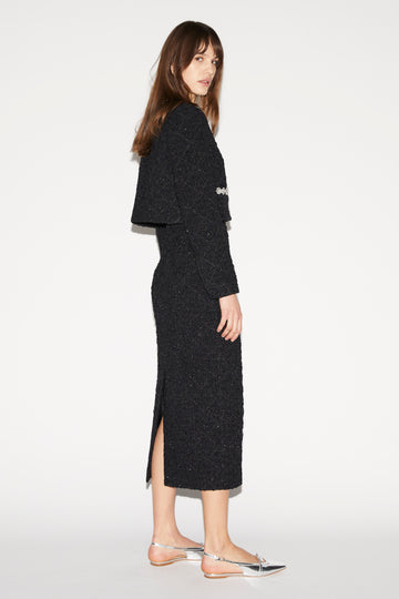 VANIA SKIRT BLACK TWEED