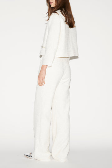 ROWAN TROUSERS IVORY TWEED