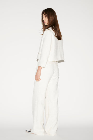 ROWAN TROUSERS IVORY TWEED