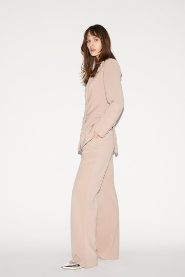 LUCIAN TROUSERS CAMEL CREPE