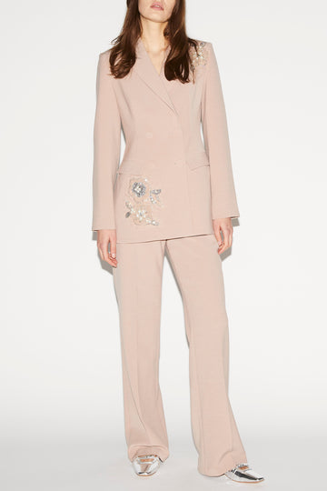 LUCIAN TROUSERS CAMEL CREPE