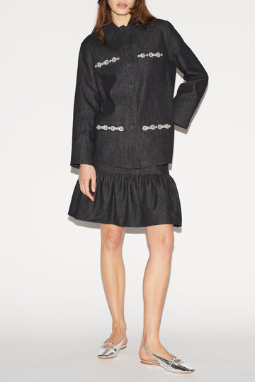 KLAUS JACKET BLACK DENIM