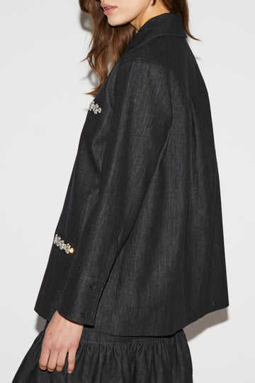 KLAUS JACKET BLACK DENIM