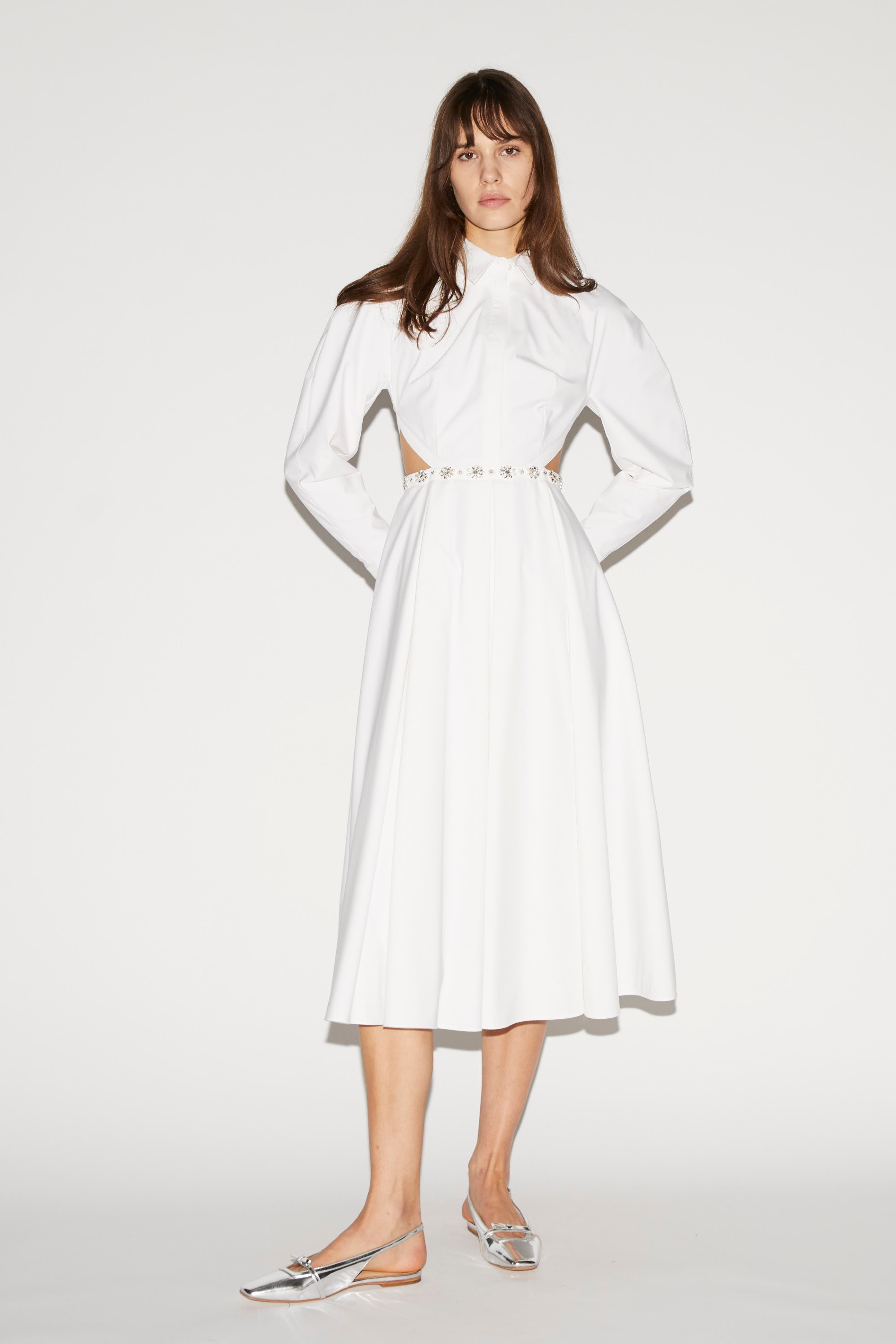 定価13万 HUISHAN ZHANG チュール パフスリーブ ブラウス XS