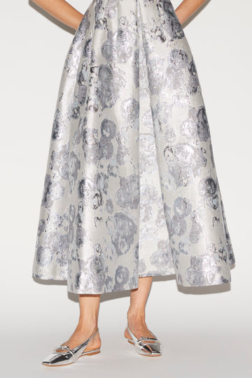 KYLE DRESS SILVER JACQUARD