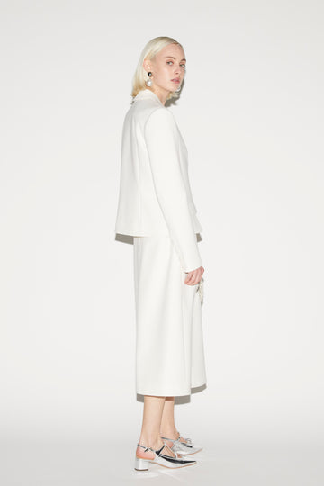 ISOBEL JACKET IVORY EMBROIDERED WOOL TAILORING