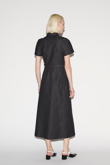 LUCIUS DRESS BLACK DENIM