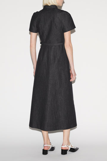 LUCIUS DRESS BLACK DENIM