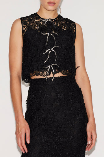 JACK TOP BLACK LACE