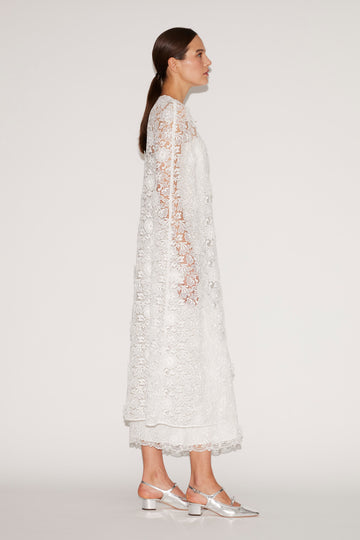 SAMANTHA CAPE WHITE LACE