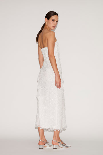 TIA DRESS WHITE LACE
