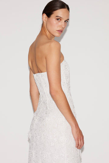 TIA DRESS WHITE LACE