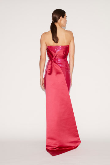 GRETA GOWN FUCHSIA SEQUINS