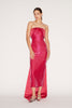 GRETA GOWN FUCHSIA SEQUINS