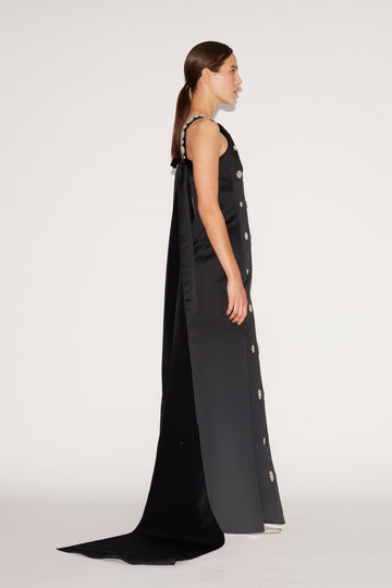 PATRIZIA GOWN BLACK DOUCHESEE