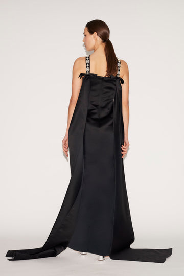 PATRIZIA GOWN BLACK DOUCHESEE