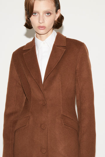 TESSA COAT BROWN WOOL