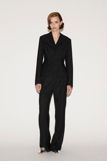 GILL JACKET BLACK POLKA DOT TAILORING