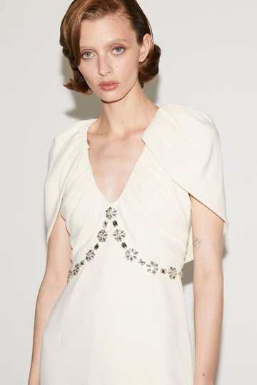 JOVIE DRESS BUTTERCREAM SABLE