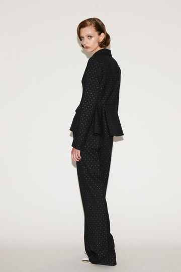 GILL JACKET BLACK POLKA DOT TAILORING