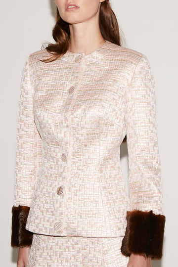 NOLA JACKET PINK JACQUARD