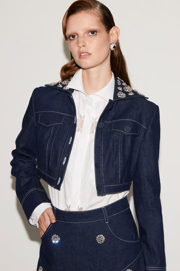 AISTE JACKET INDIGO DENIM