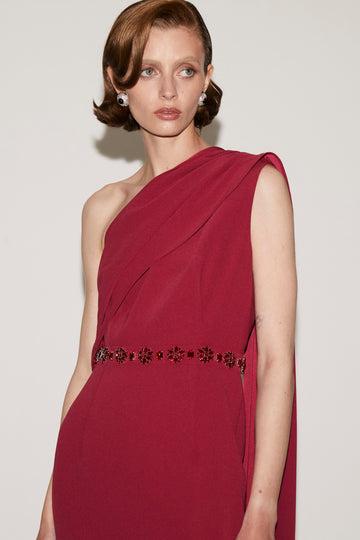 IYLA DRESS RASBERRY SABLE