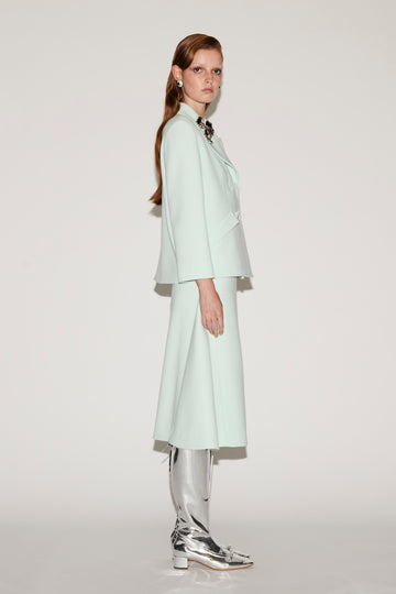 QUINN JACKET MINT CREPE