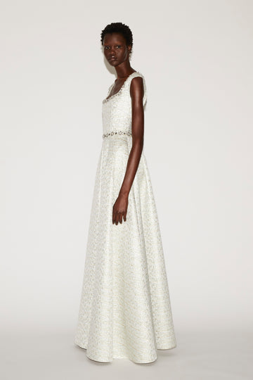 ANDI GOWN MINT JACQUARD