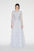 ANISSA GOWN PALE BLUE EMBELLISHED TULLE