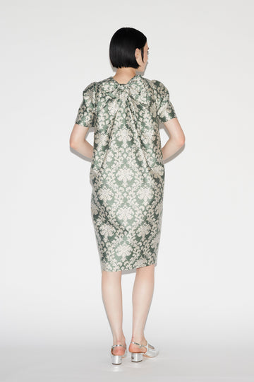 BETTY COAT GREEN JACQUARD