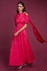 SALLIE DRESS FUCHSIA JACQUARD