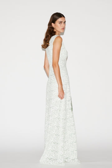 FINLEY GOWN MINT EMBELLISHED LACE