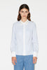 SHELLEY SHIRT BLUE STRIPE EMBELLISHED COTTON