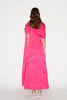 SALLIE DRESS FUCHSIA JACQUARD