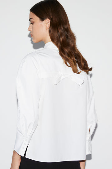 VEDA TOP WHITE EMBROIDERED COTTON