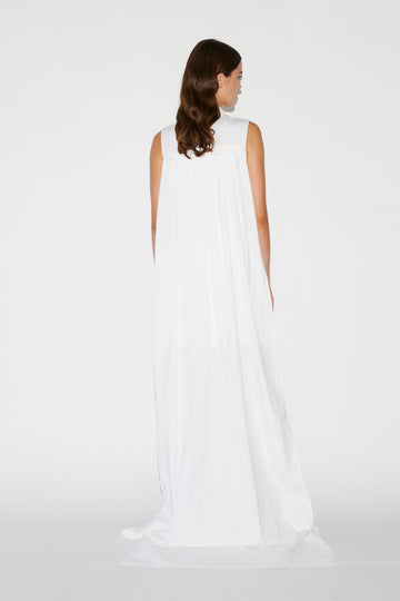 BIRDIE DRESS WHITE EMBROIDERED COTTON