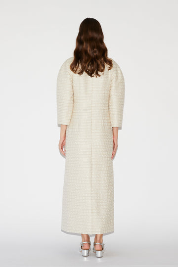 ZITA COAT GOLD TWEED