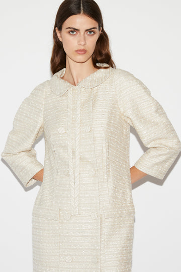 ZITA COAT GOLD TWEED