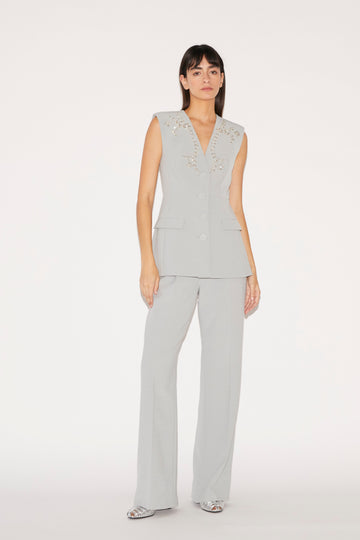 SIGRID JACKET GREY CREPE
