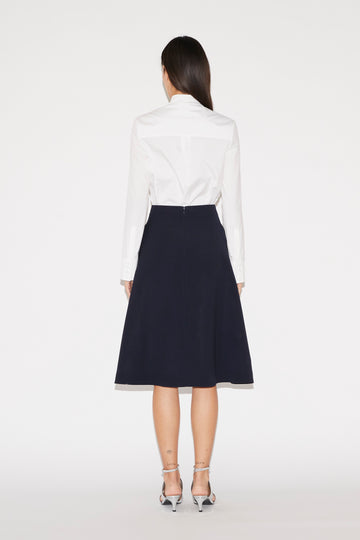 AUBRETTE SKIRT NAVY TAILORING