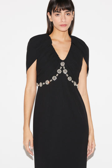 MARTHA DRESS BLACK SABLE