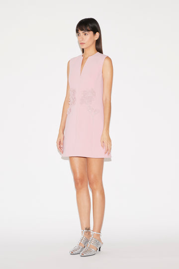 DIONEA DRESS PINK CREPE