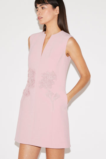 DIONEA DRESS PINK CREPE