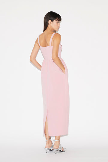 LIVIANA DRESS PINK CREPE